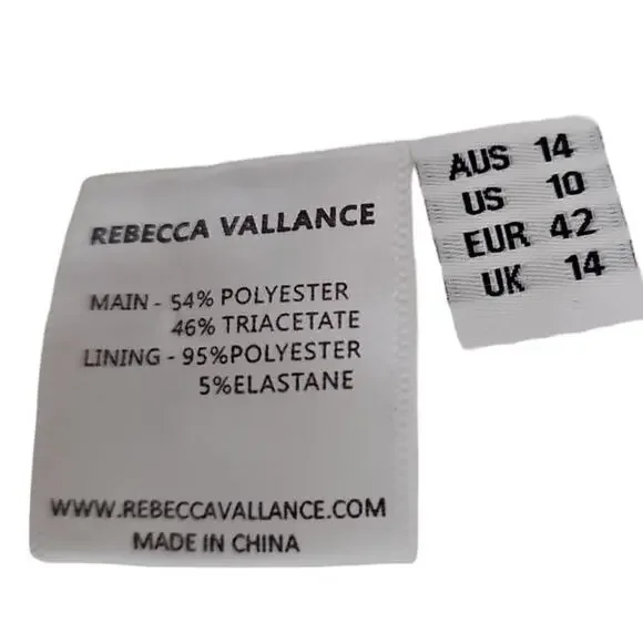 Rebecca Vallance Phoebe Bridal Mermaid Gown Ivory Size 10 NWT - Picture 7 of 10